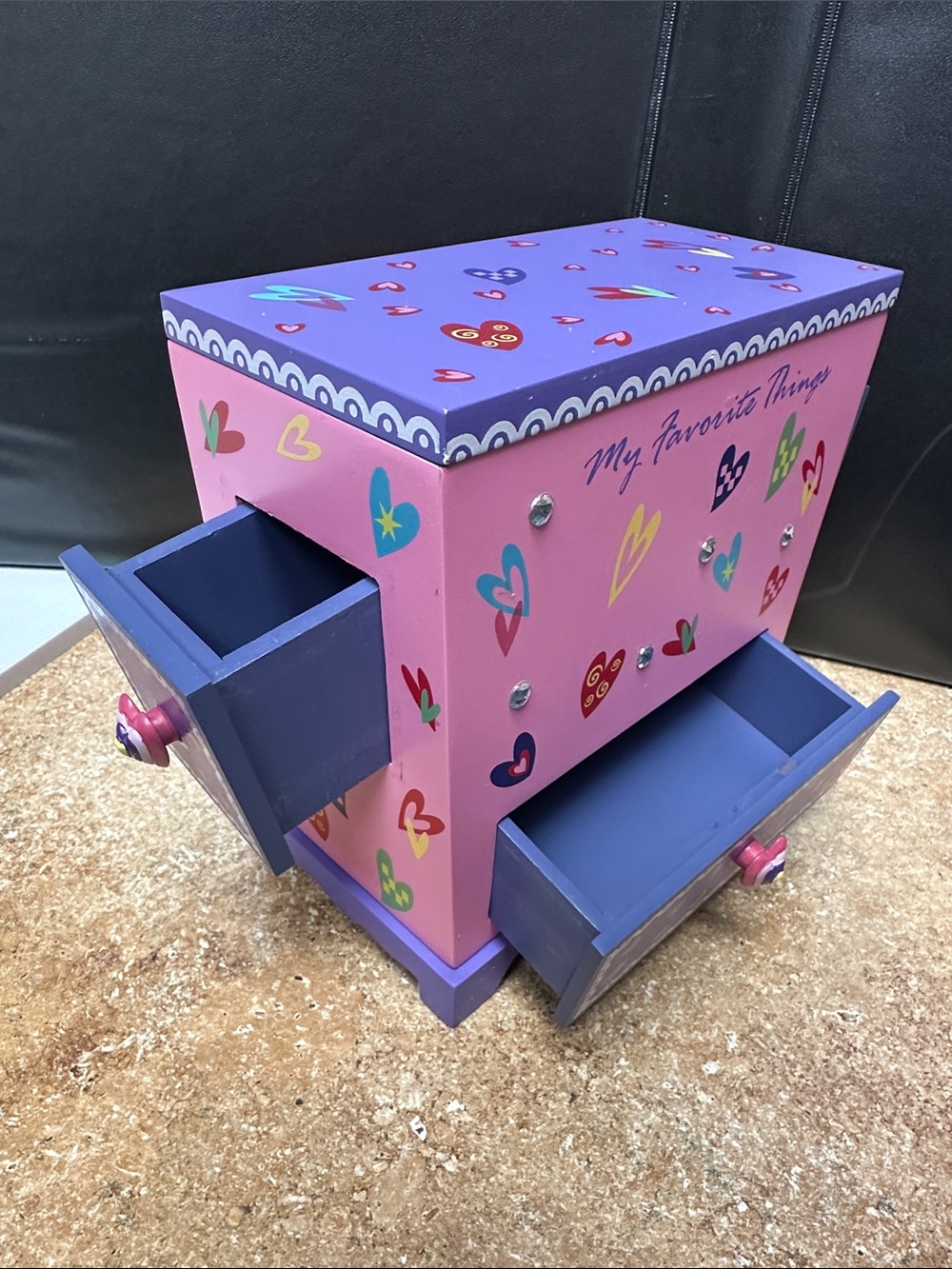 My Favorite Things Pink & Purple Kids Jewelry Box - Picture 3 of 8